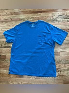 Duluth Trading Co. Men's Pocket T-Shirt - Blue 3XL Longtail